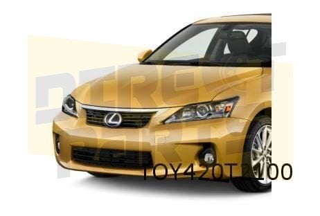 Lexus CT200h (-12/13) voorbumper (bij PDC) (te spuiten) Orig, -, -, Nieuw, Lexus