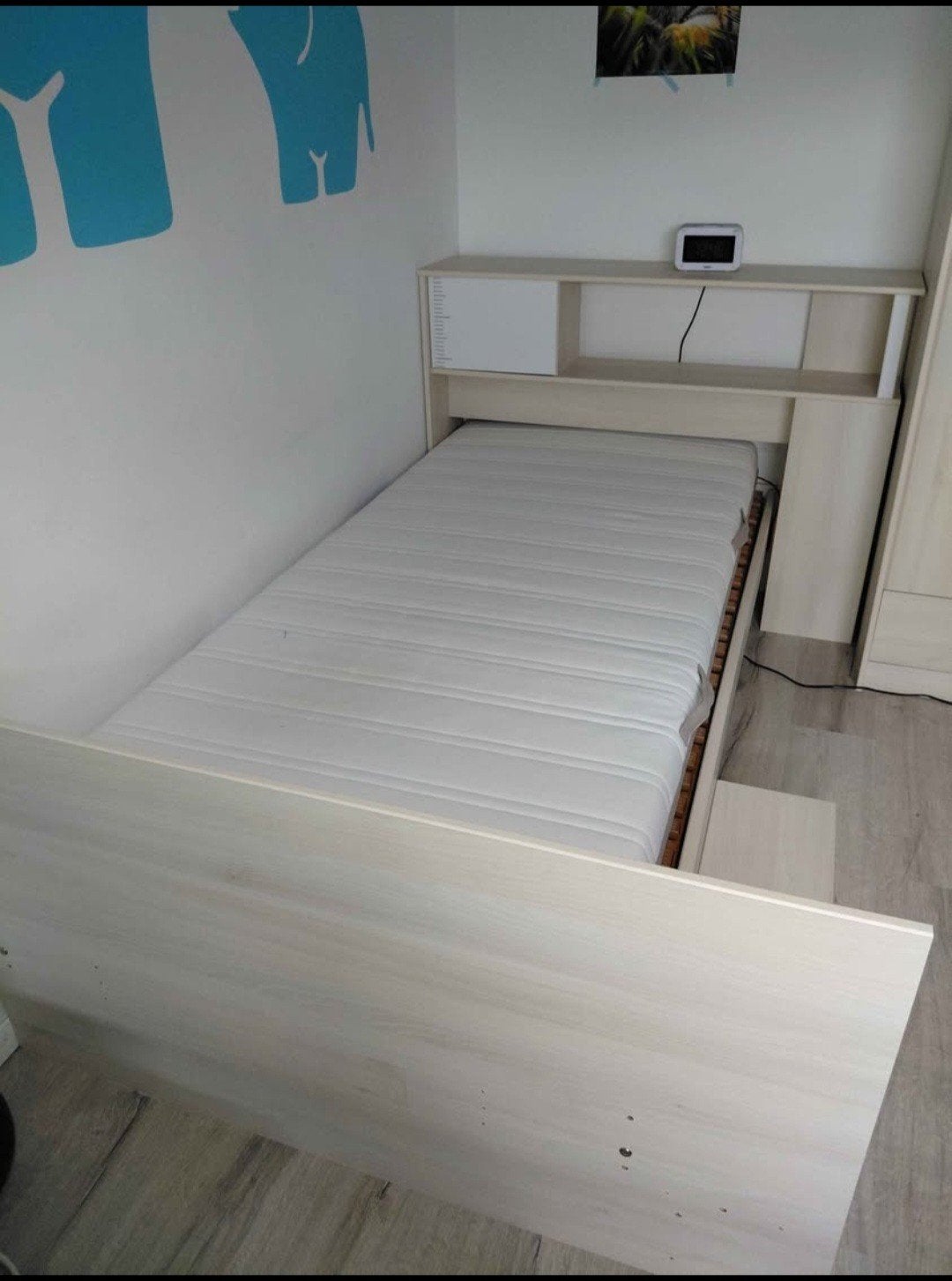 1p bed + kastje + lattenbodem, Enlèvement
