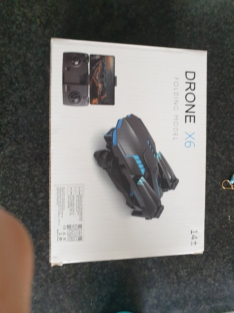 Drone x6 14+, Audio, Tv en Foto, Basiskwaliteit, Bediening via smartphone, Overige merken, Nieuw