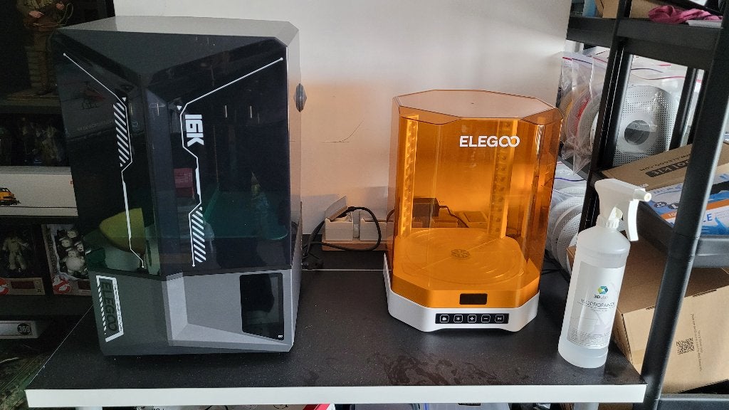 Elegoo Saturn 4 Ultra 16K + Mercury Plus V3.0, Computers en Software, Elegoo, Ophalen of Verzenden, Resin/Hars, Zo goed als nieuw
