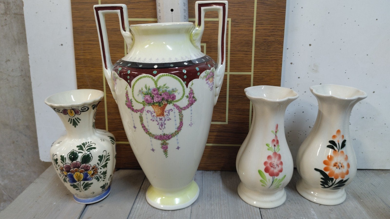 4 Vintage vazen, Antiek en Kunst, Ophalen