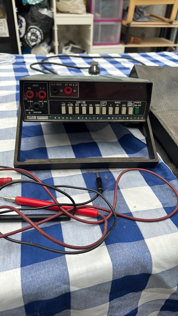 Fluke 8000A, Bricolage & Construction, Enlèvement, Utilisé, Électricité