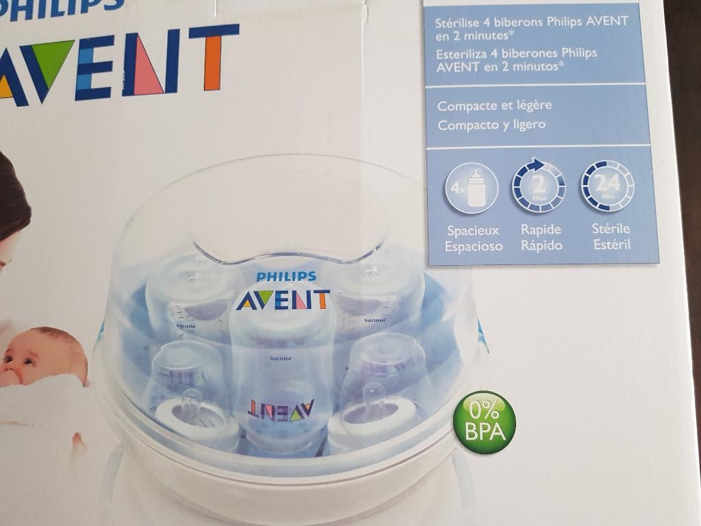 Philips Avent magnetronsterilisator voor flesjes/borstkolven, Enlèvement, Comme neuf, Stérilisateur