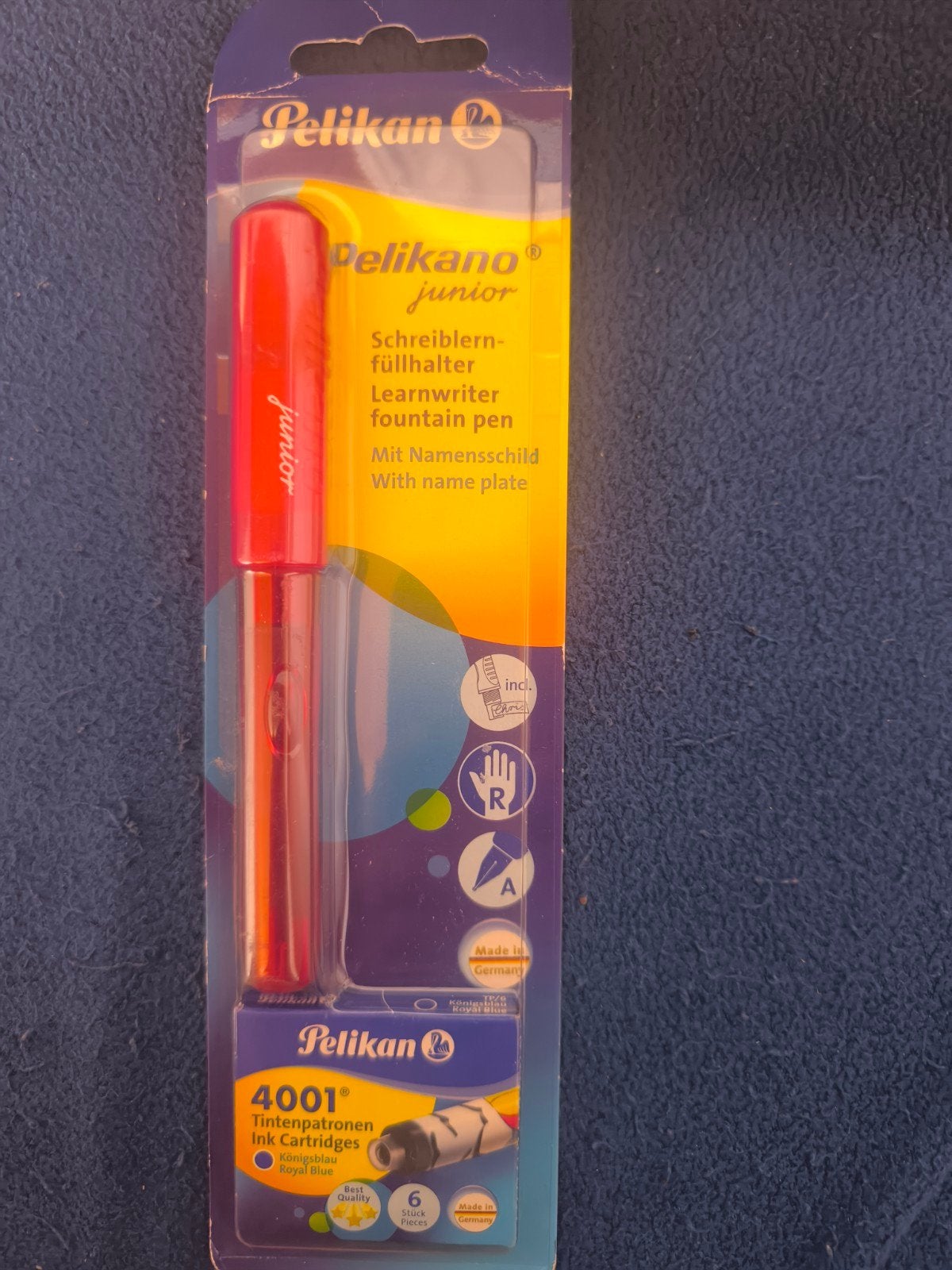 pelikan stylo, Enlèvement