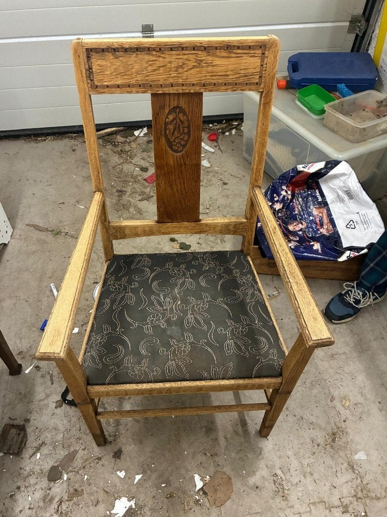 2 chaises à donner, Enlèvement, Utilisé, Tissus, Une