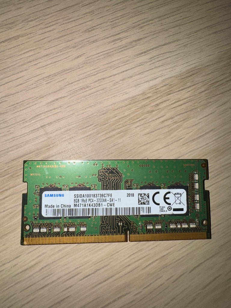 Samsung DDR4 3200 MHz – 8 Go, DDR4, 8 GB, Enlèvement, Utilisé