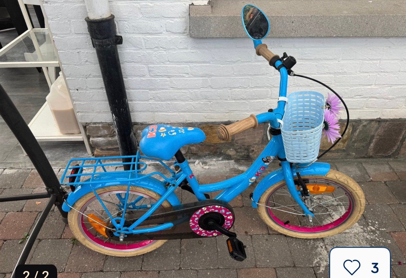 K3  heel mooie Meisjesfiets 16 inch, Enlèvement, Comme neuf