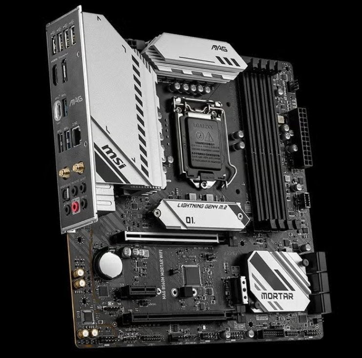 MSI MAG B560M MORTAR Moederbord met Socket LGA 1200, Ophalen of Verzenden, Gebruikt