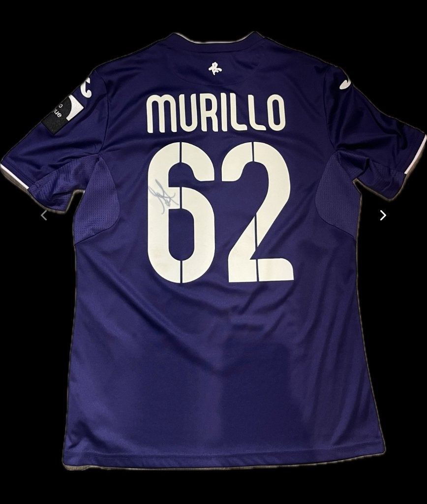 Maillot porté signé RSC Anderlecht Murillo, Enlèvement ou Envoi, Utilisé, Maillot