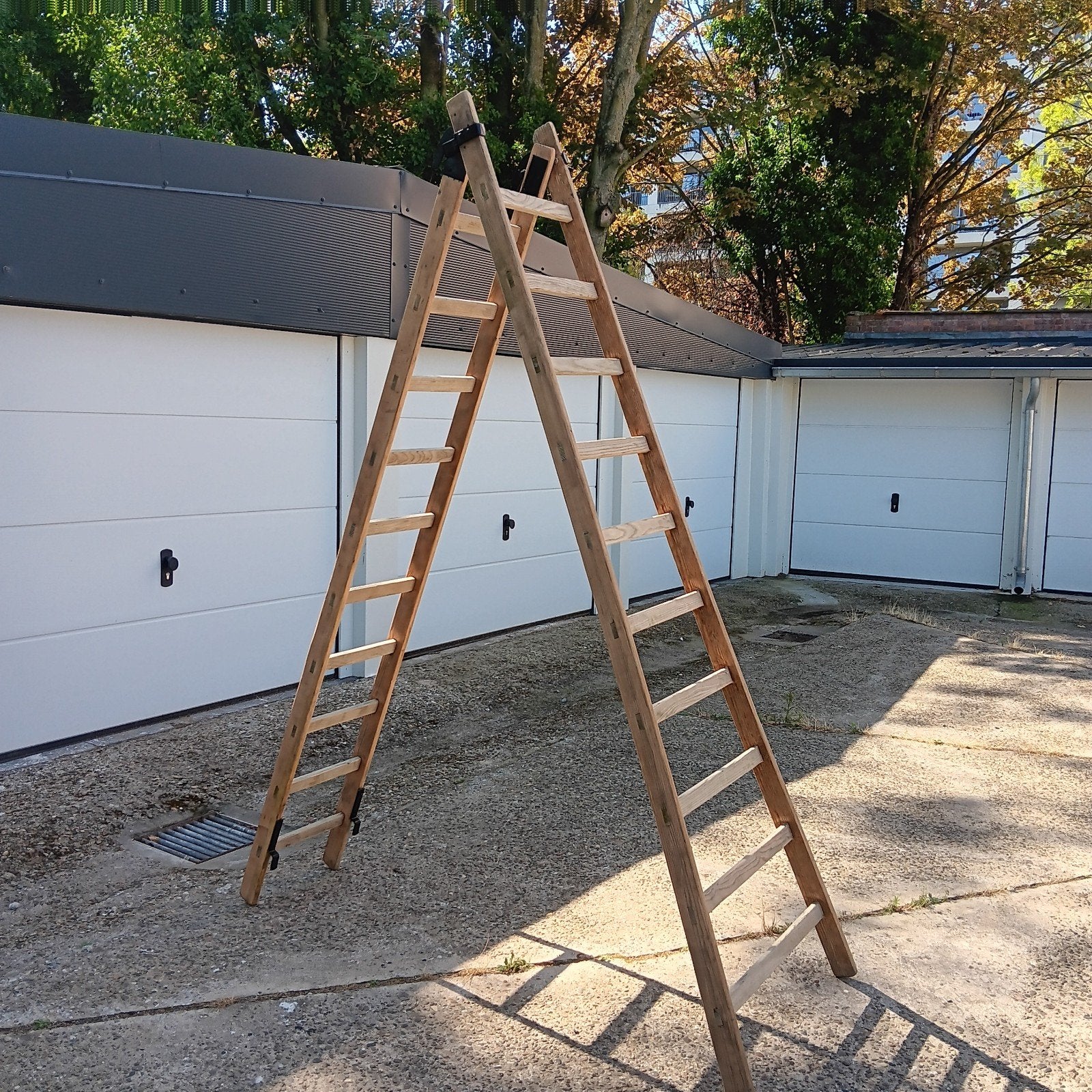 houten ladder, Doe-het-zelf en Bouw, Ophalen, Zo goed als nieuw, Ladder