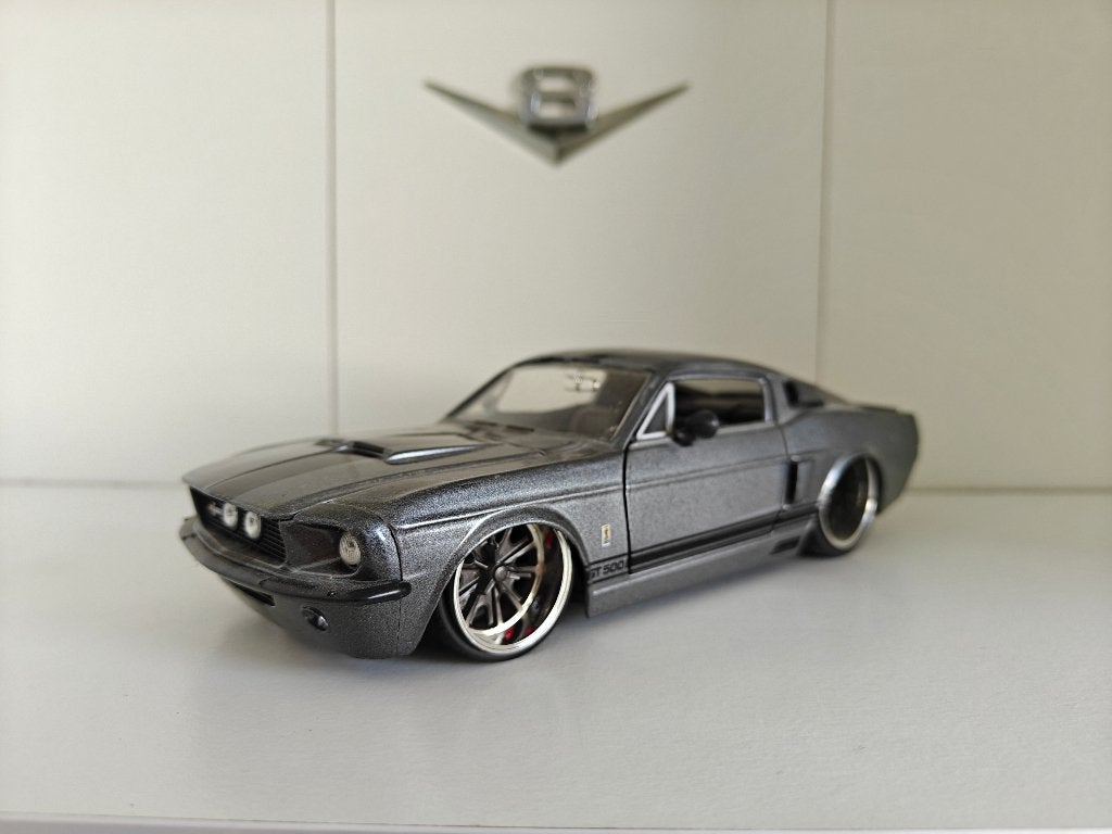 Jada toys 1967 Ford Mustang Shelby gt-500 1/24, Enlèvement, Comme neuf, Voiture, Jada