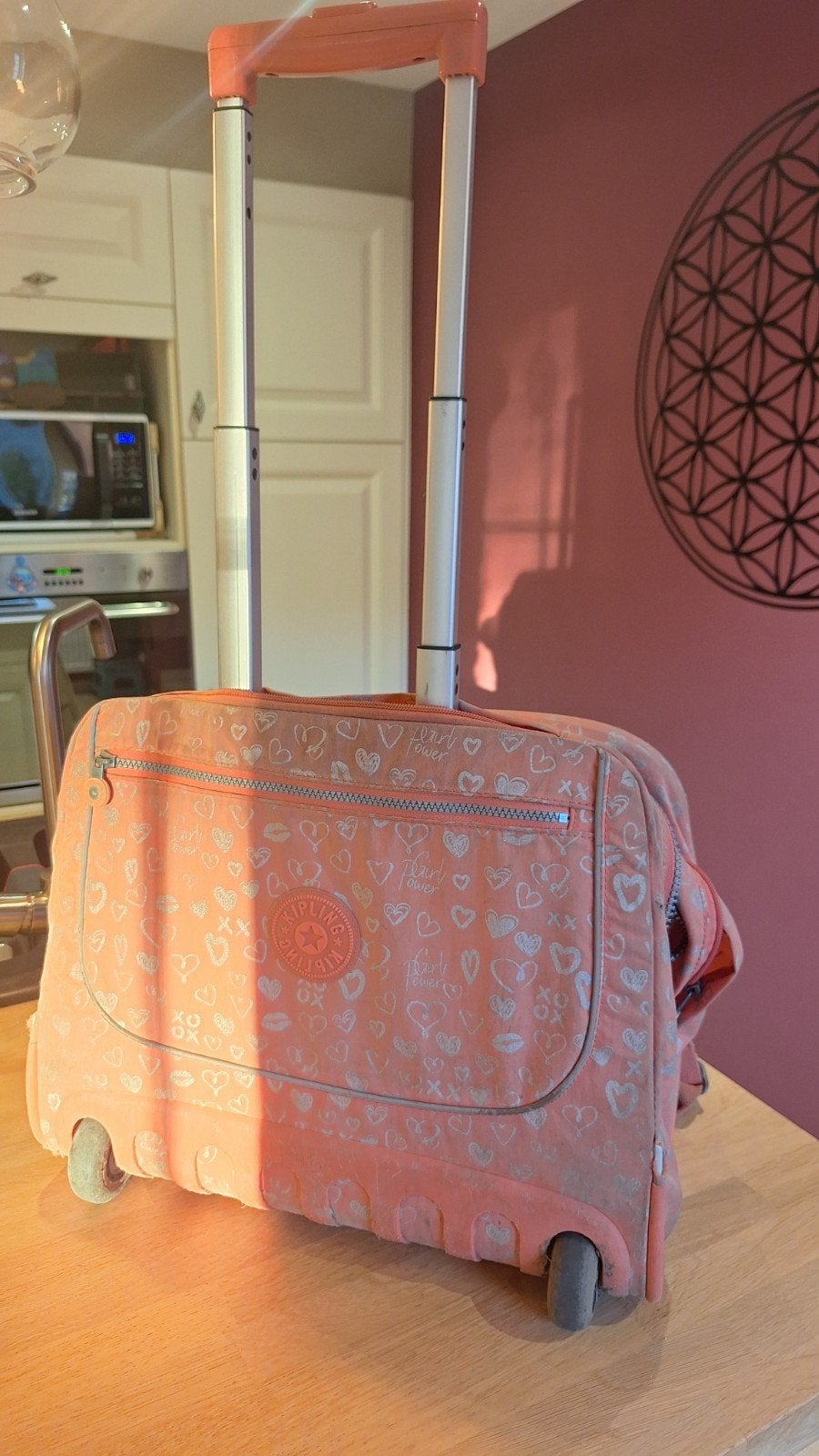 Cartable à roulettes Kipling - Sac d'école / Trolley, Enlèvement, Utilisé, Roulettes
