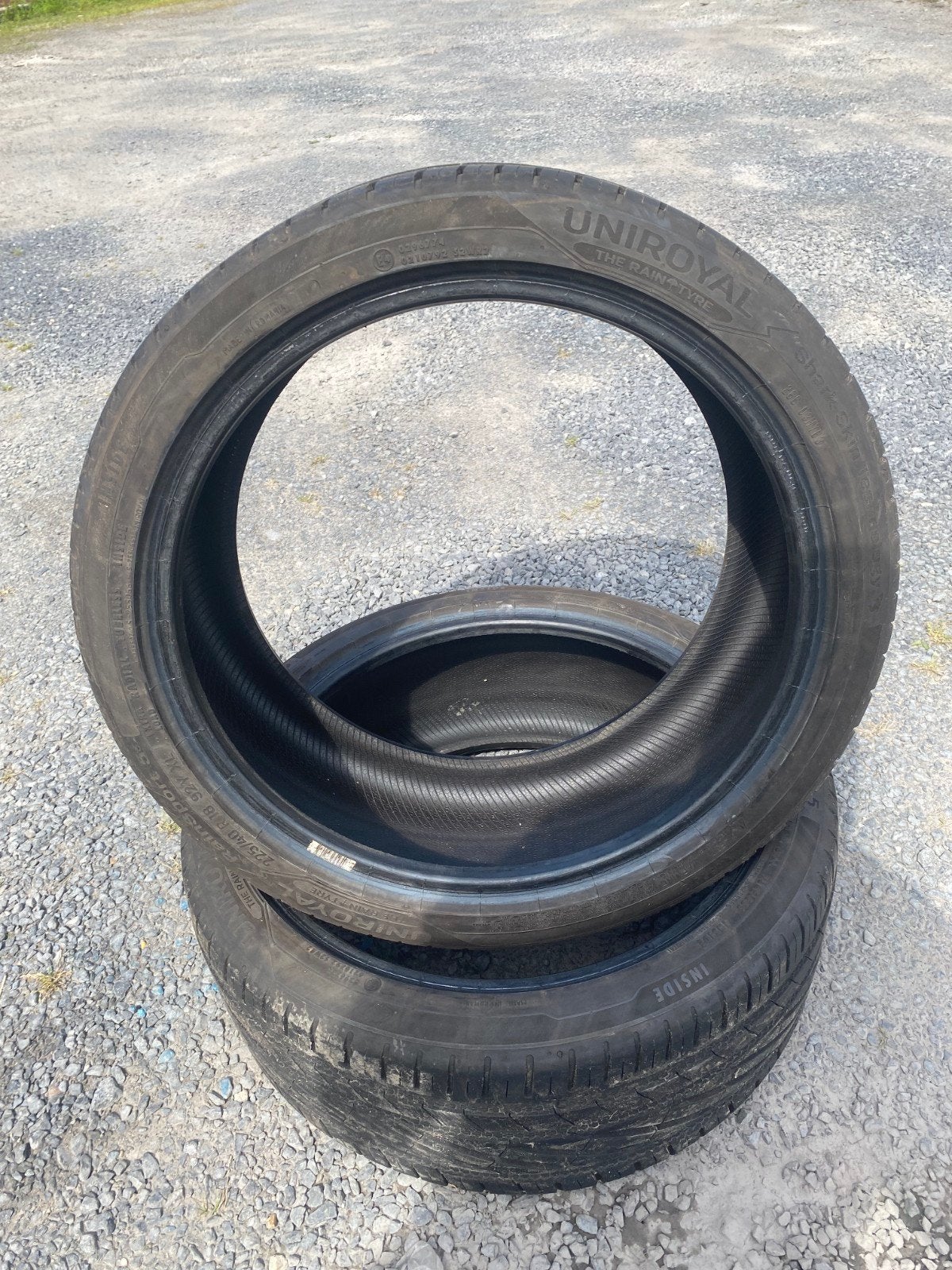 uniroyal rainsport5 225/40R18, Ophalen, 18 inch, Gebruikt, Band(en)