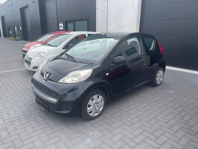 Peugeot 107 1.0I Active, 90370 KM, Euro5, Keuring + Garantie, Stof, 50 kW, 103 g/km, Zwart