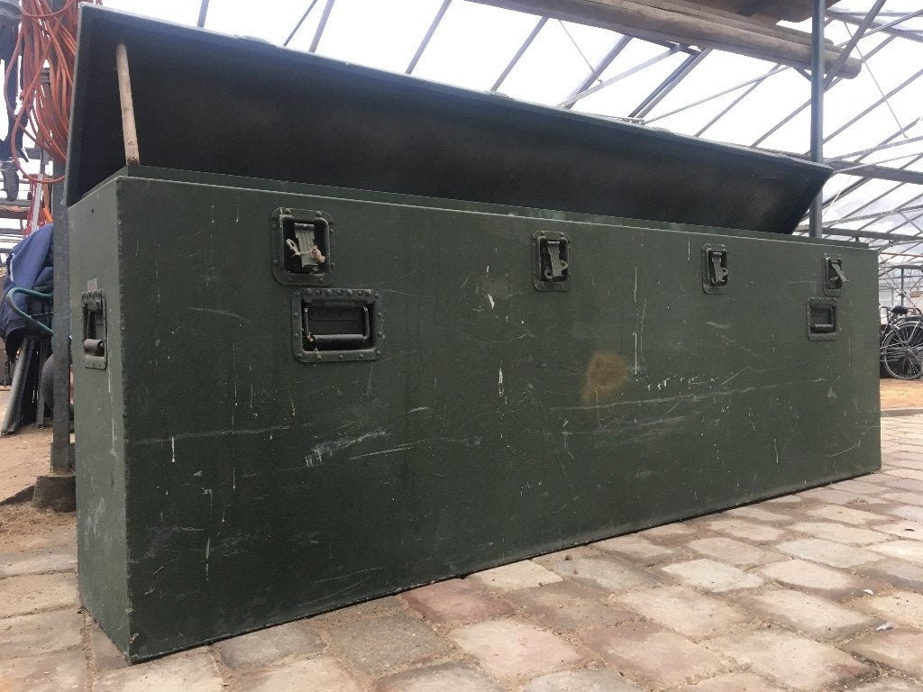 Materiaal Kist Aluminium of Metaal, Doe-het-zelf en Bouw, Ophalen, Zo goed als nieuw