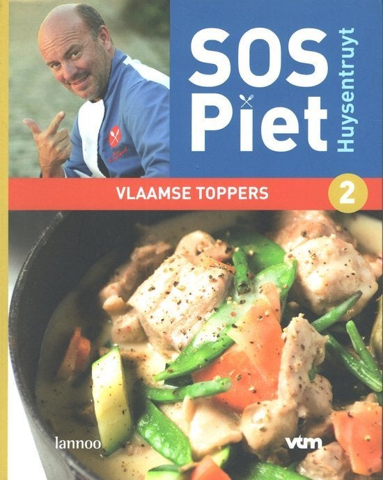 boek: lekker thuis/Piet Huysentruyt+ SOS Piet (Vlaamse top), Enlèvement ou Envoi, Comme neuf