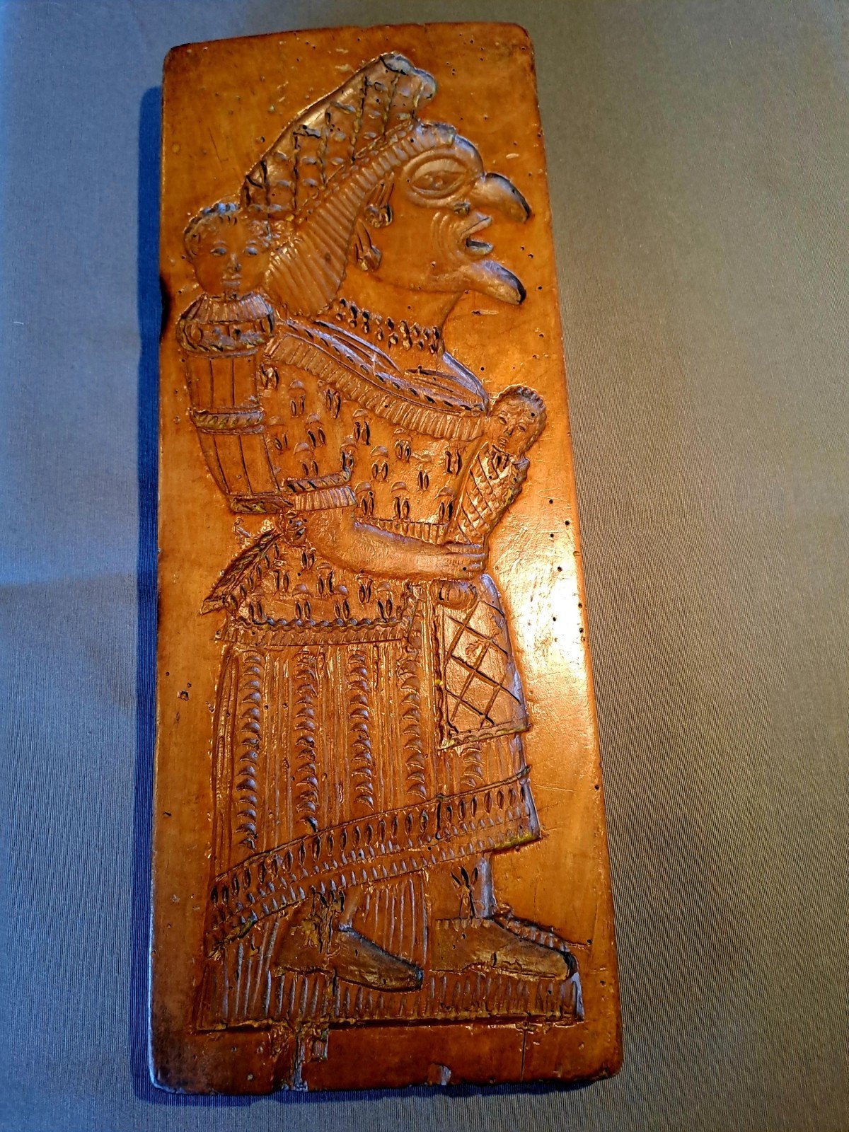 Authentique ancien moule à Speculoos, Antiquités & Art, Enlèvement ou Envoi
