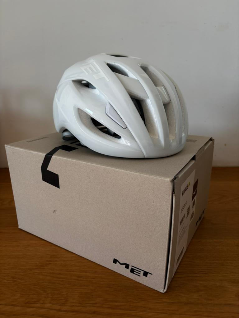 MET Rivale MIPS racefietshelm wit, Enlèvement, Comme neuf, M