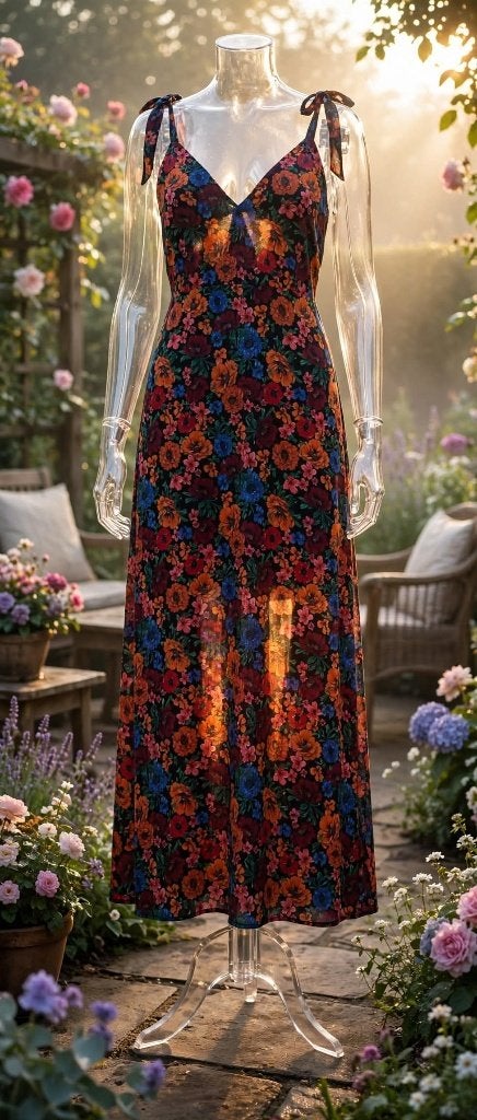 Maxi jurk met prachtige bloemenprint nieuw, Maat 38/40 (M), Nieuw, Onder de knie, Zara Woman