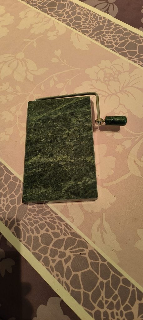 Groene marmeren kaasschaaf, Antiek en Kunst, Antiek | Keukengerei, Ophalen of Verzenden
