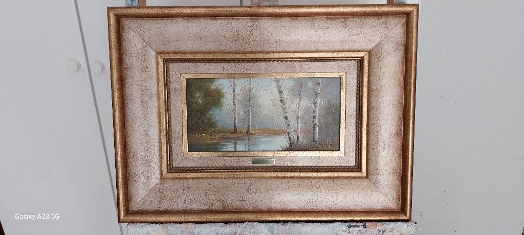 Schilderij (ZUNIGA) met prachtig kader