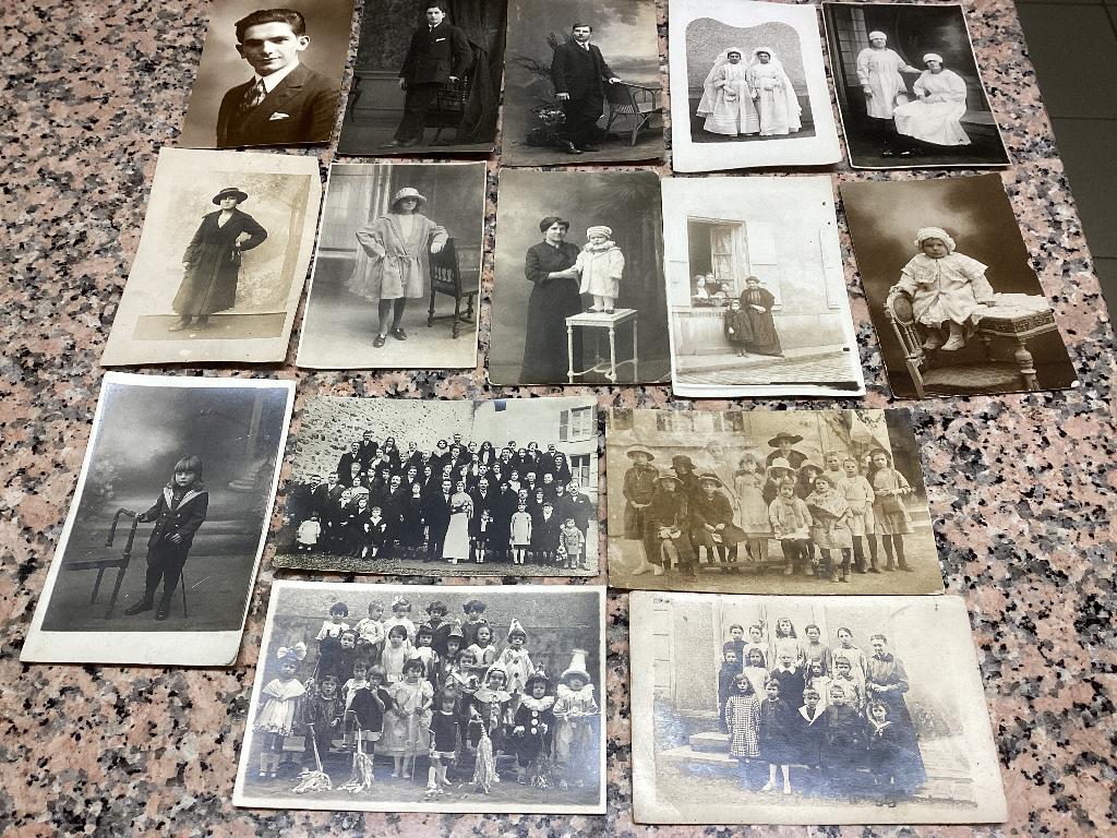 Lot van 15 oude foto’s allerlei begin 1900, Verzamelen, Foto's en Prenten, Ophalen of Verzenden, Voor 1940, Gebruikt, Foto
