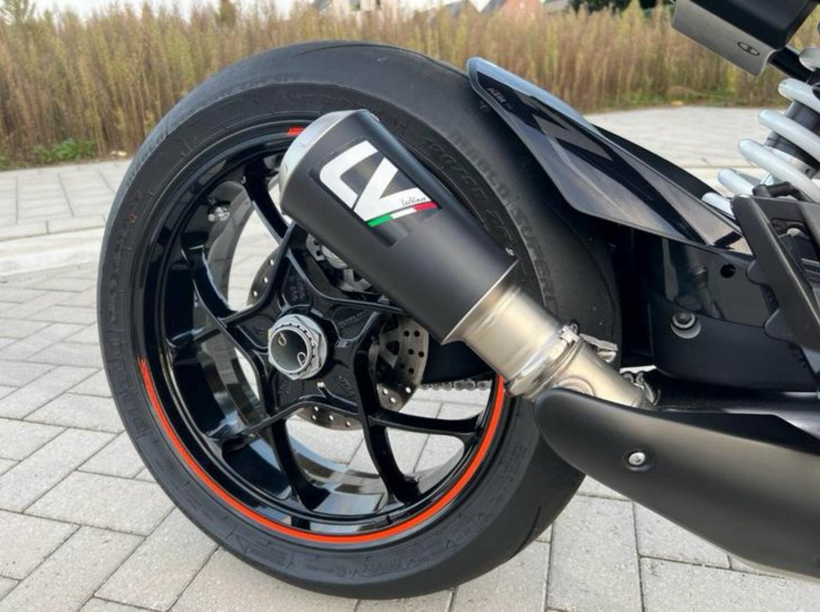 KTM Superduke 1290/1390 Gen1/2/3/4/GT Leovince uitlaatdemper, Ophalen of Verzenden, Zo goed als nieuw