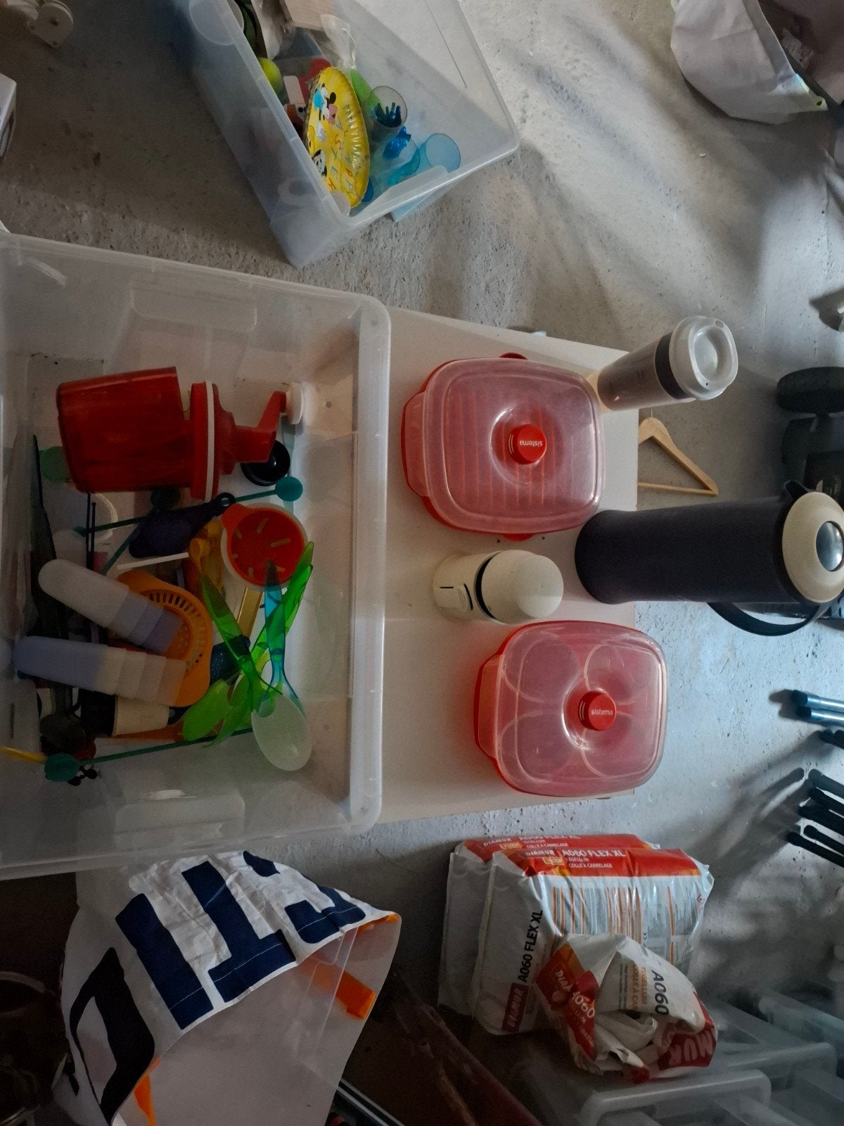 tupperware, Ophalen