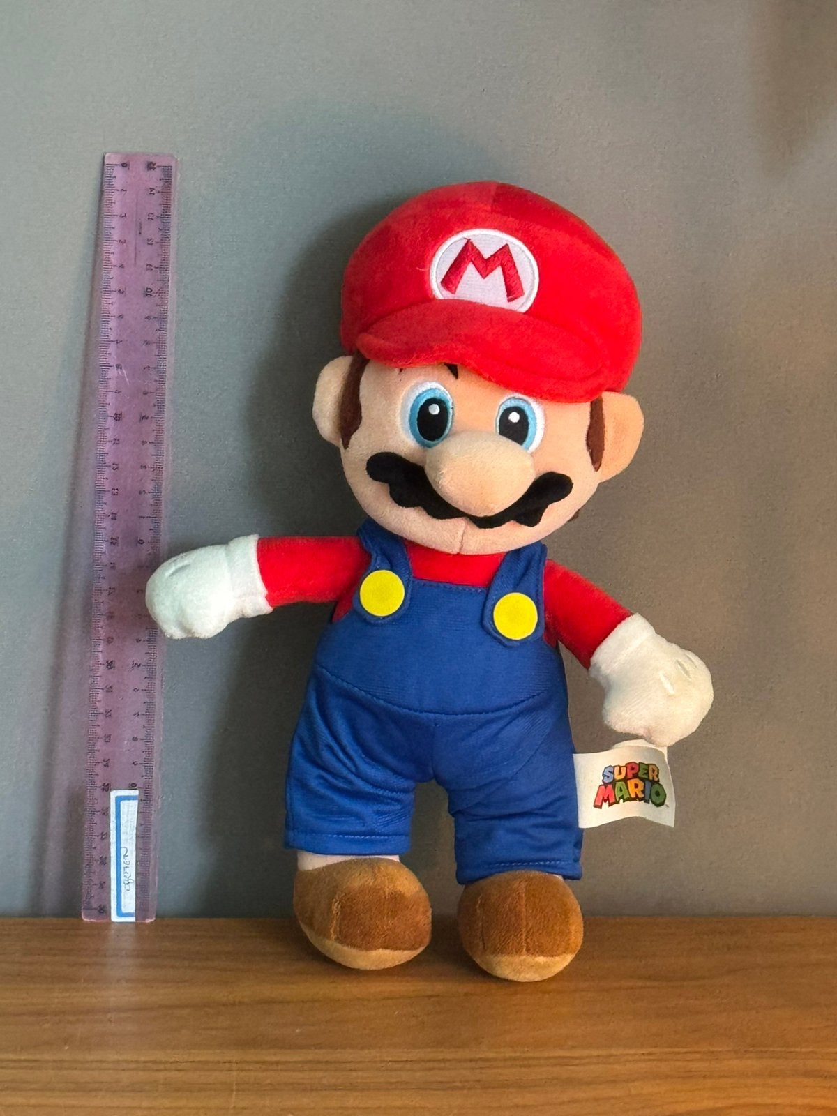 Super Mario knuffel 30 cm – €12, Kinderen en Baby's, Super Mario, Ophalen, Gebruikt