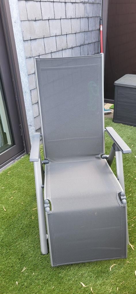 Chaise jardin pliable avec support pied, Enlèvement