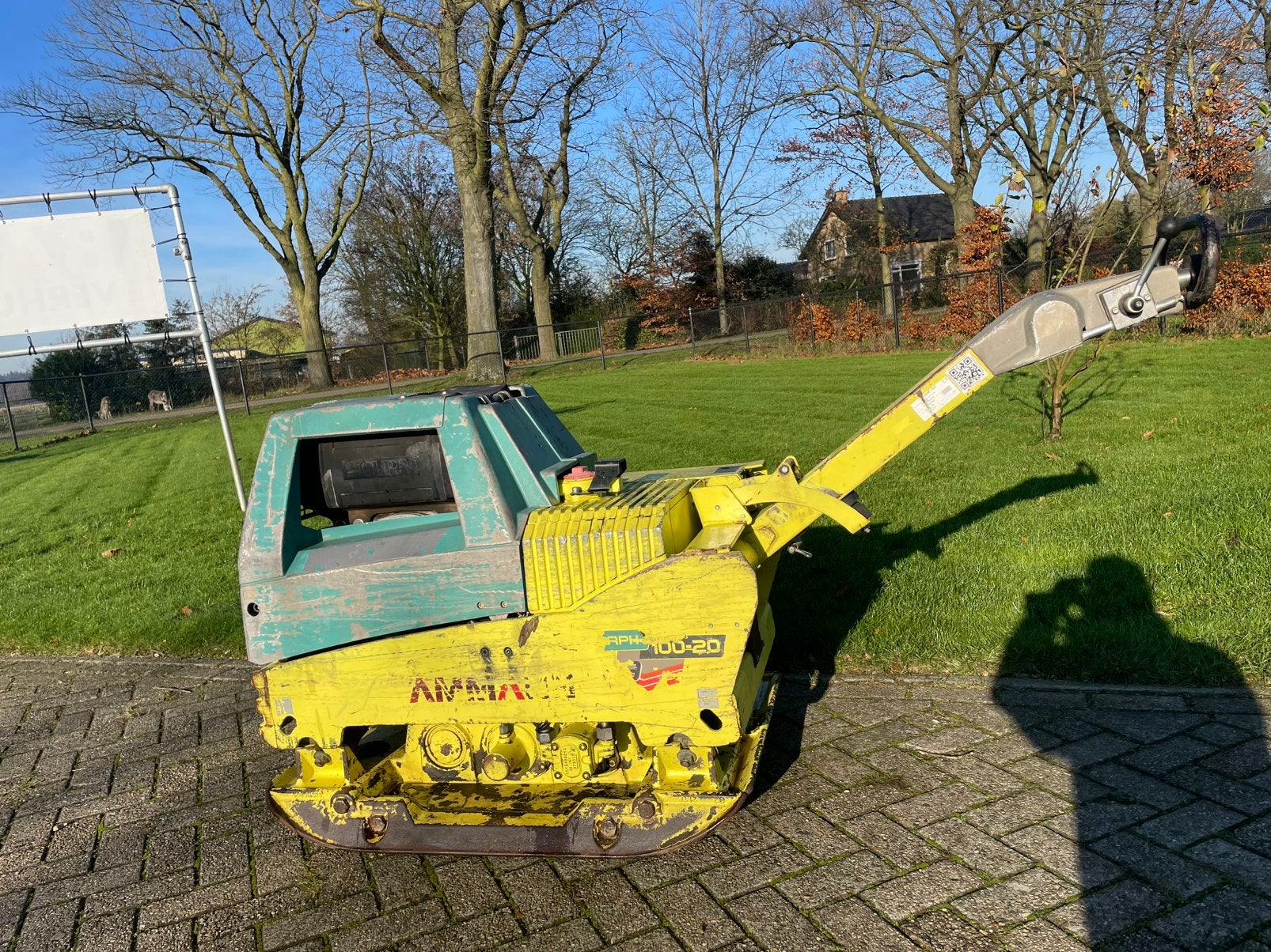 Ammann APH 6020 trilplaat Hatz elektrische start, Ophalen, Zo goed als nieuw