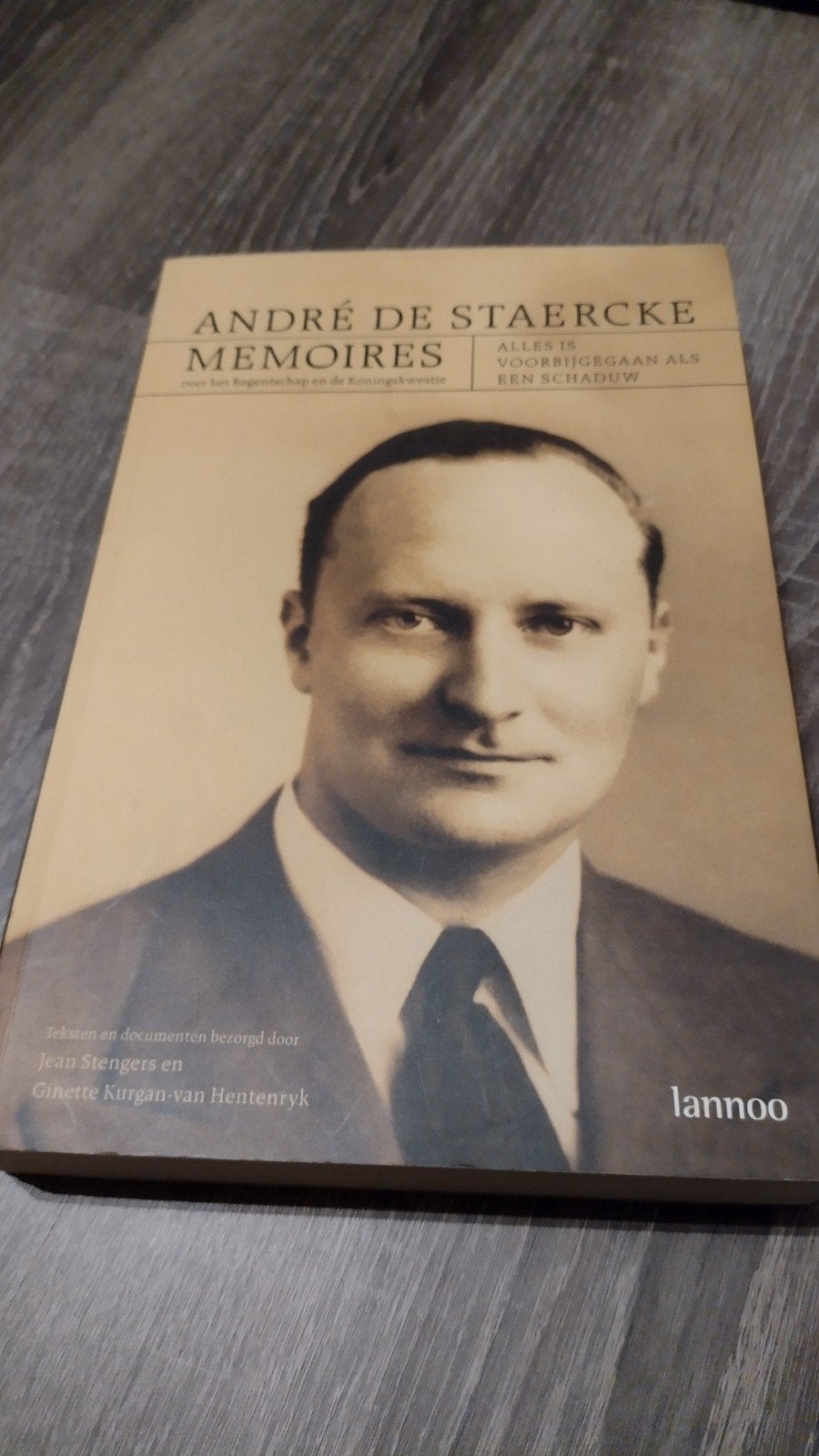 André De Staercke memoires, Ophalen of Verzenden