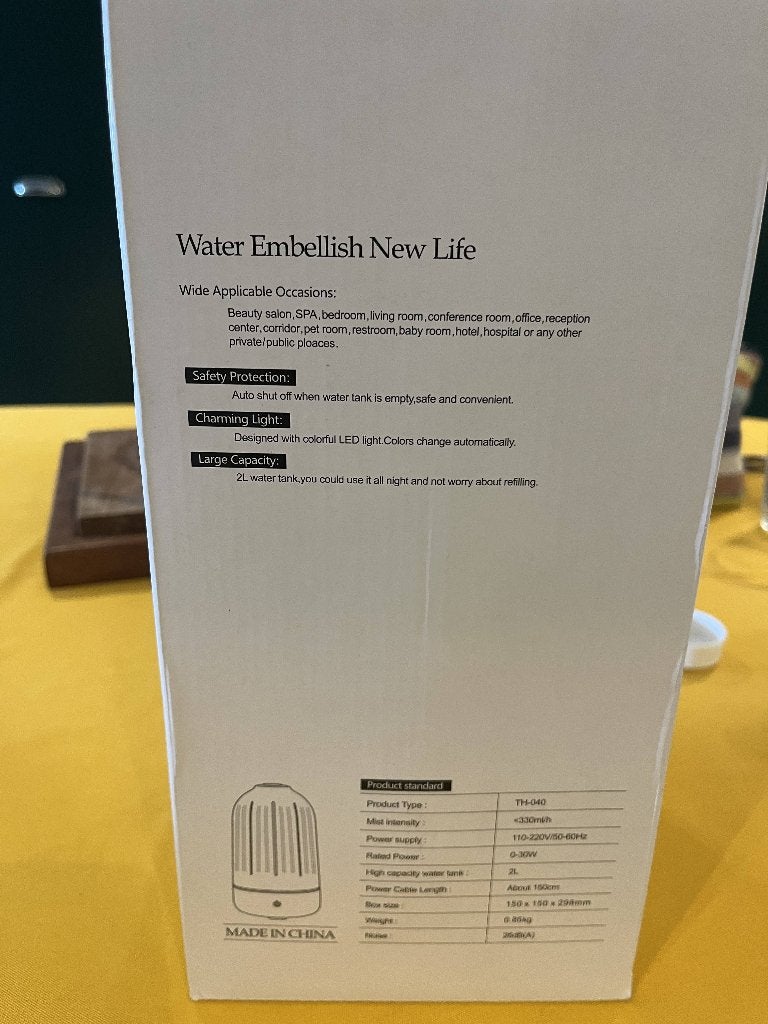 humidificateur aromatique, Neuf, Synthétique, Enlèvement, Blanc