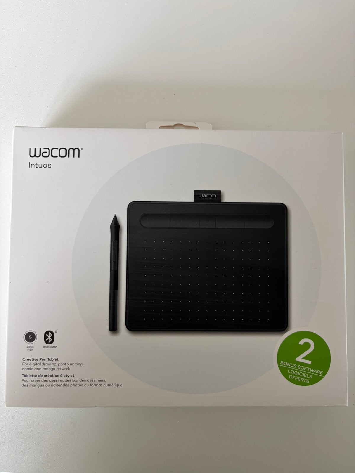Wacom Intuos Small Bluetooth – Tekentablet, Computers en Software, Tekentablets, Gebruikt, Draadloos, Ophalen