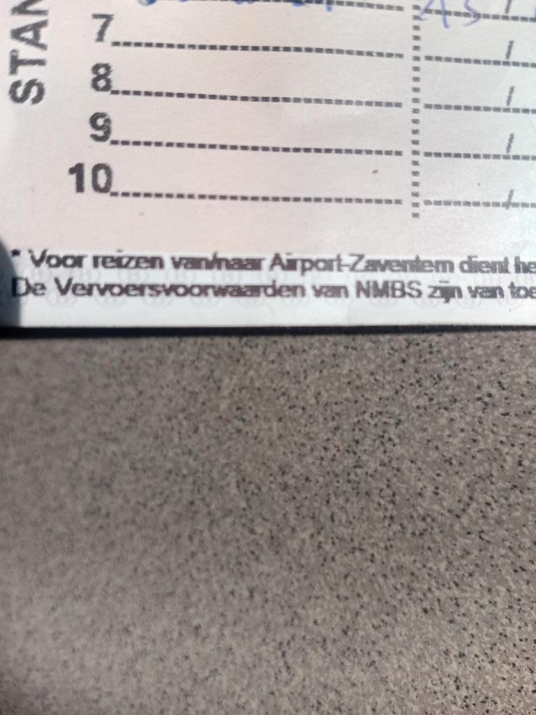 Treinpas 4-rit geldig tot 31.03.2026, Tickets en Kaartjes, Trein, Overige typen