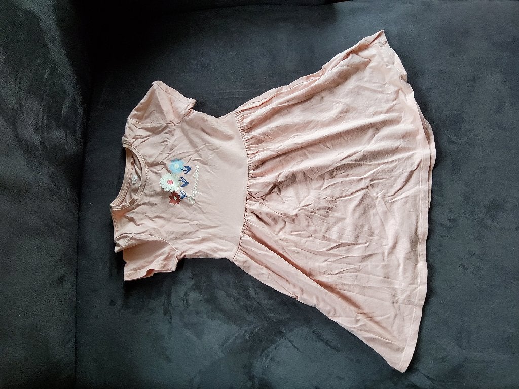 Kleedje 'Bonjour chérie', Kinderen en Baby's, Kinderkleding | Maat 128, Ophalen, C&A, Meisje, Zo goed als nieuw