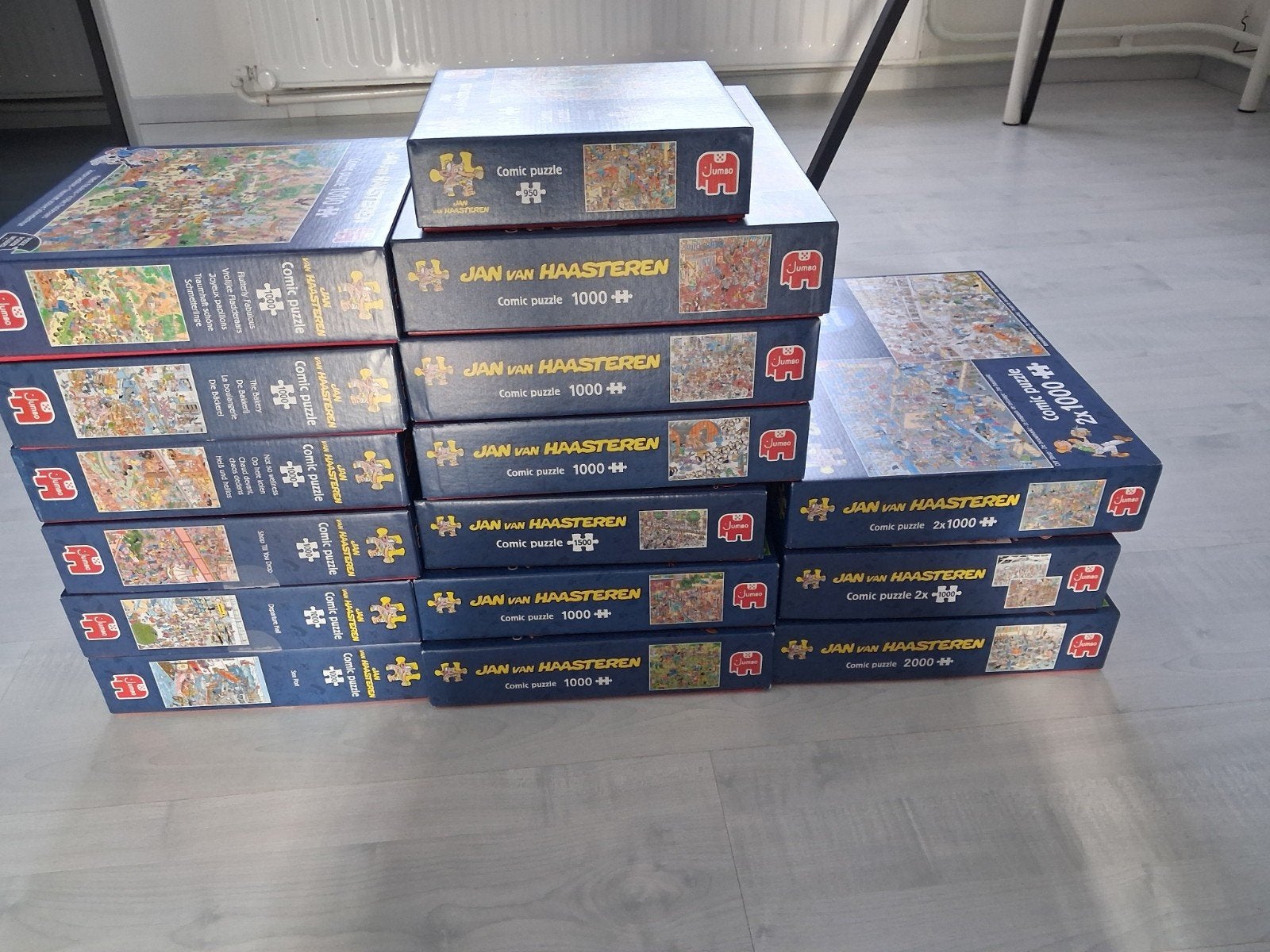 Puzzels Jan van Haasteren, Ophalen
