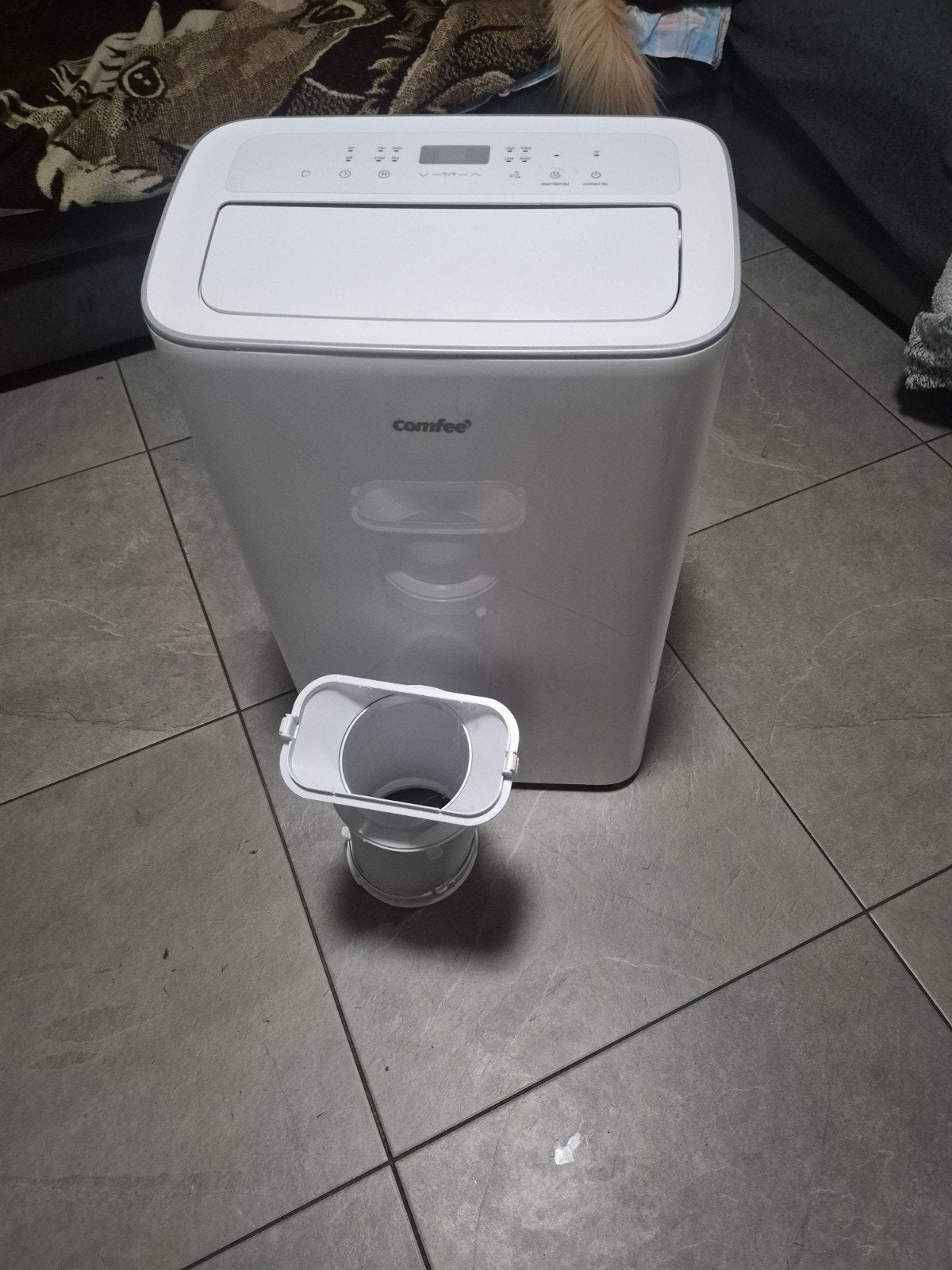 mobiele airco plus verwarmer nieuwstaat, Ophalen, Mobiele airco