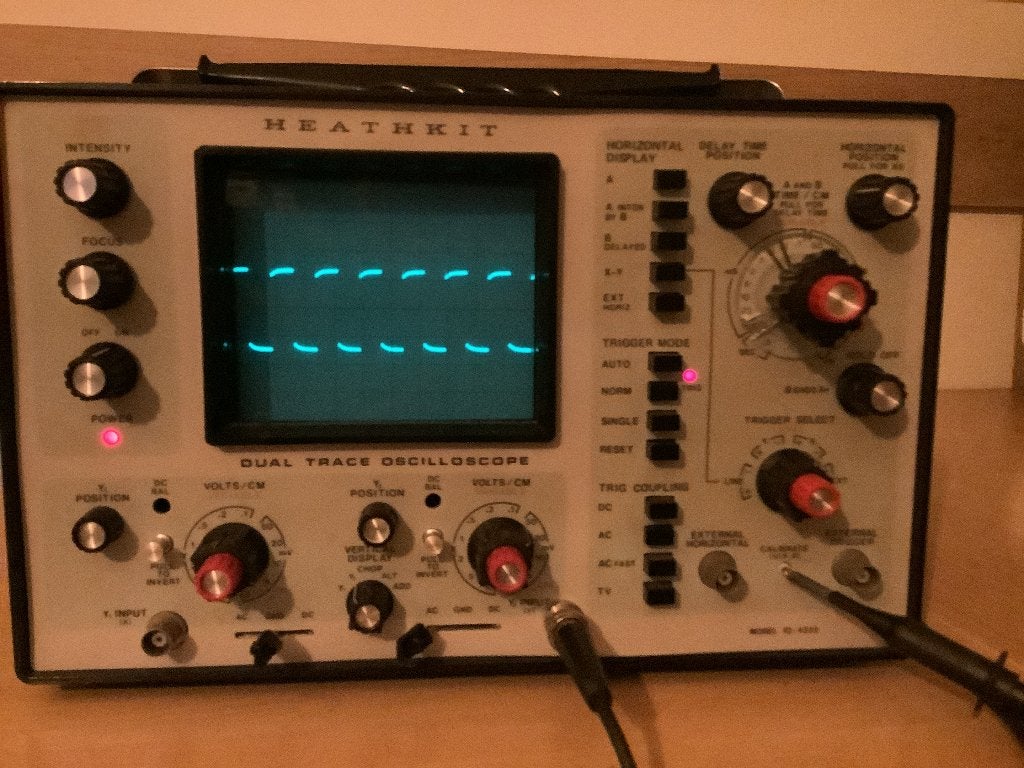Heathkit IO-4235 oscilloscoop, Enlèvement, Utilisé