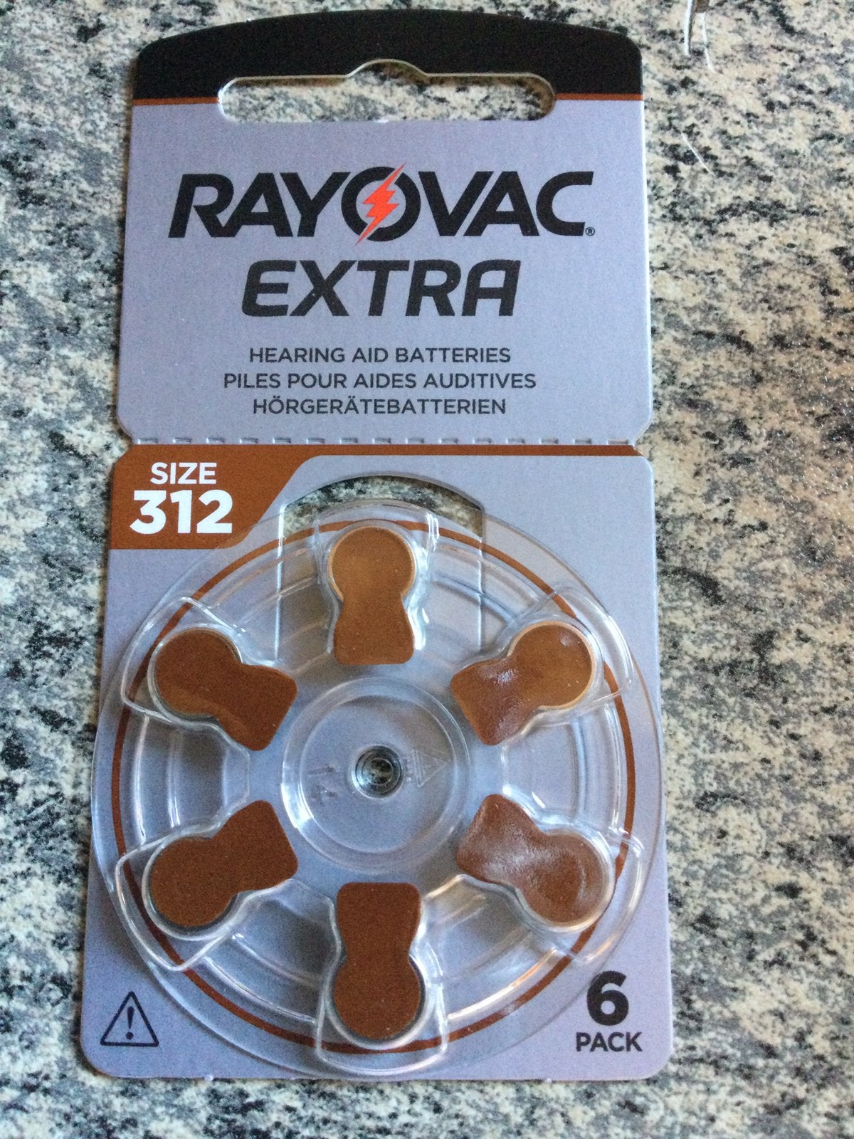 RAYOVAC EXTRA 312 BATTERIJEN, Zo goed als nieuw