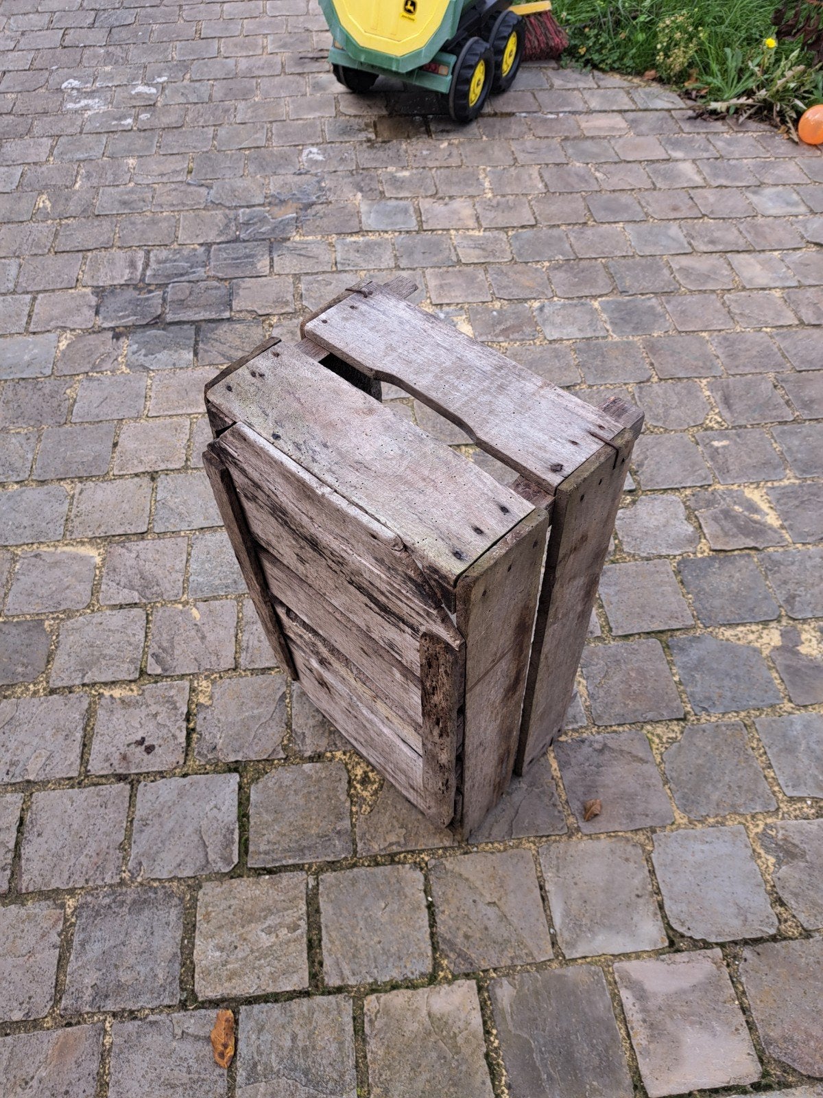 houten kisten, Ophalen, Gebruikt