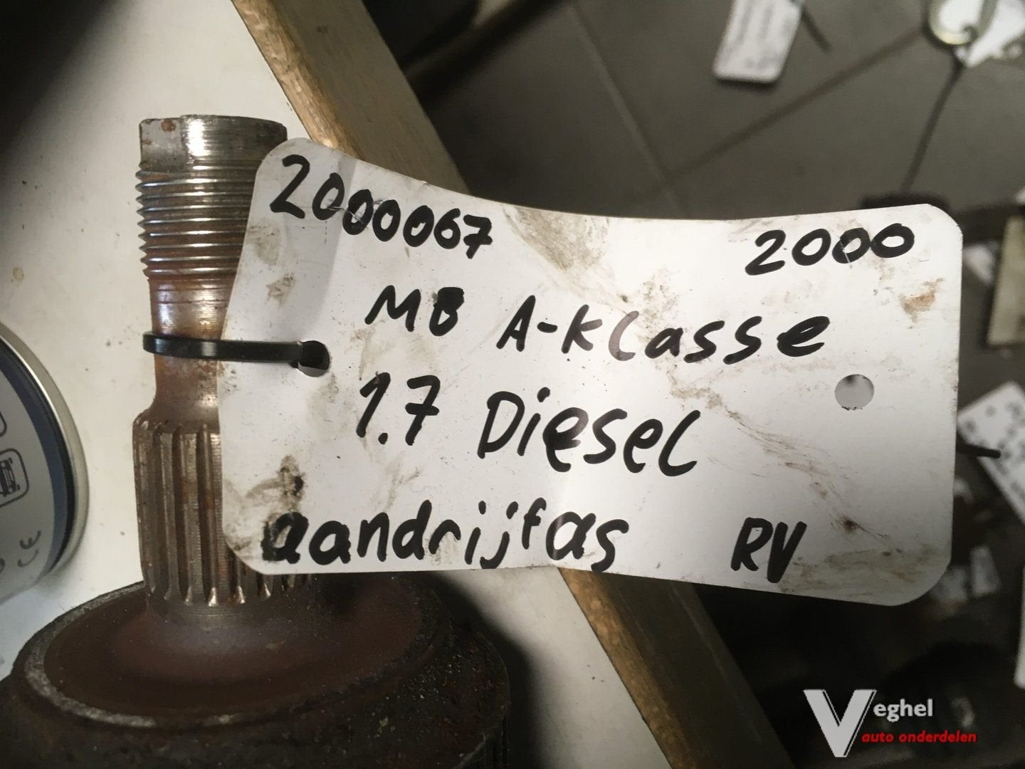 Mercedes a klasse 1.7D 2000 Aandrijfas rechtsvoor of linksvo, -, Utilisé, -, -