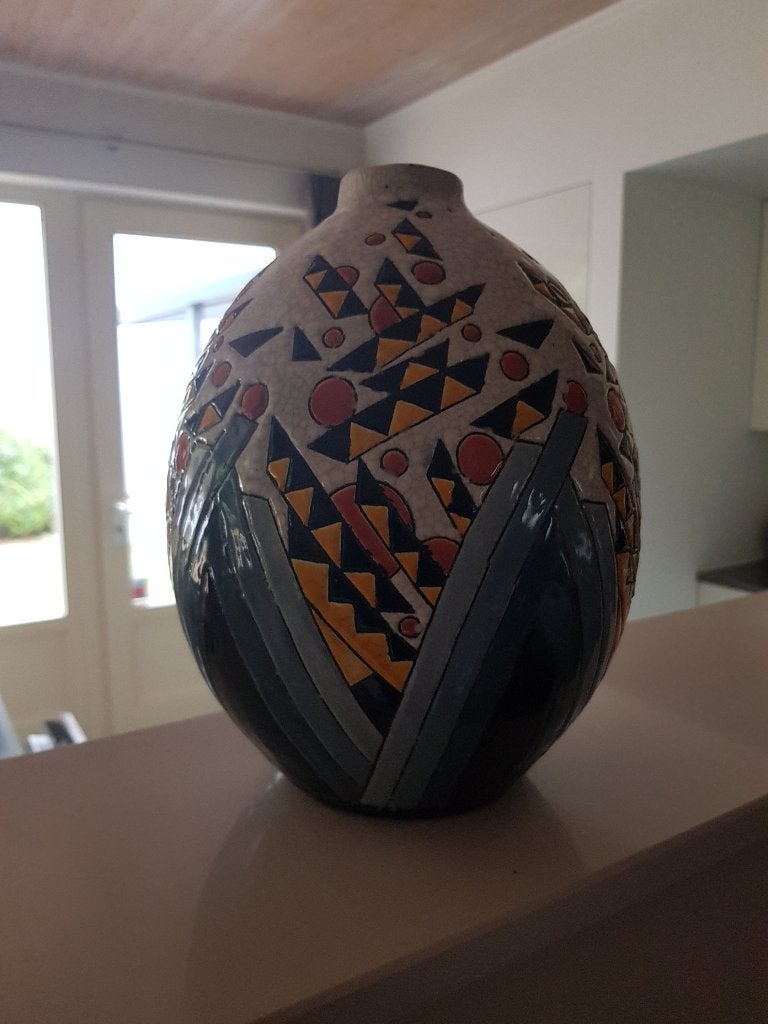 Art Deco Charles Catteau vaas - ca.1920., Antiek en Kunst, Ophalen