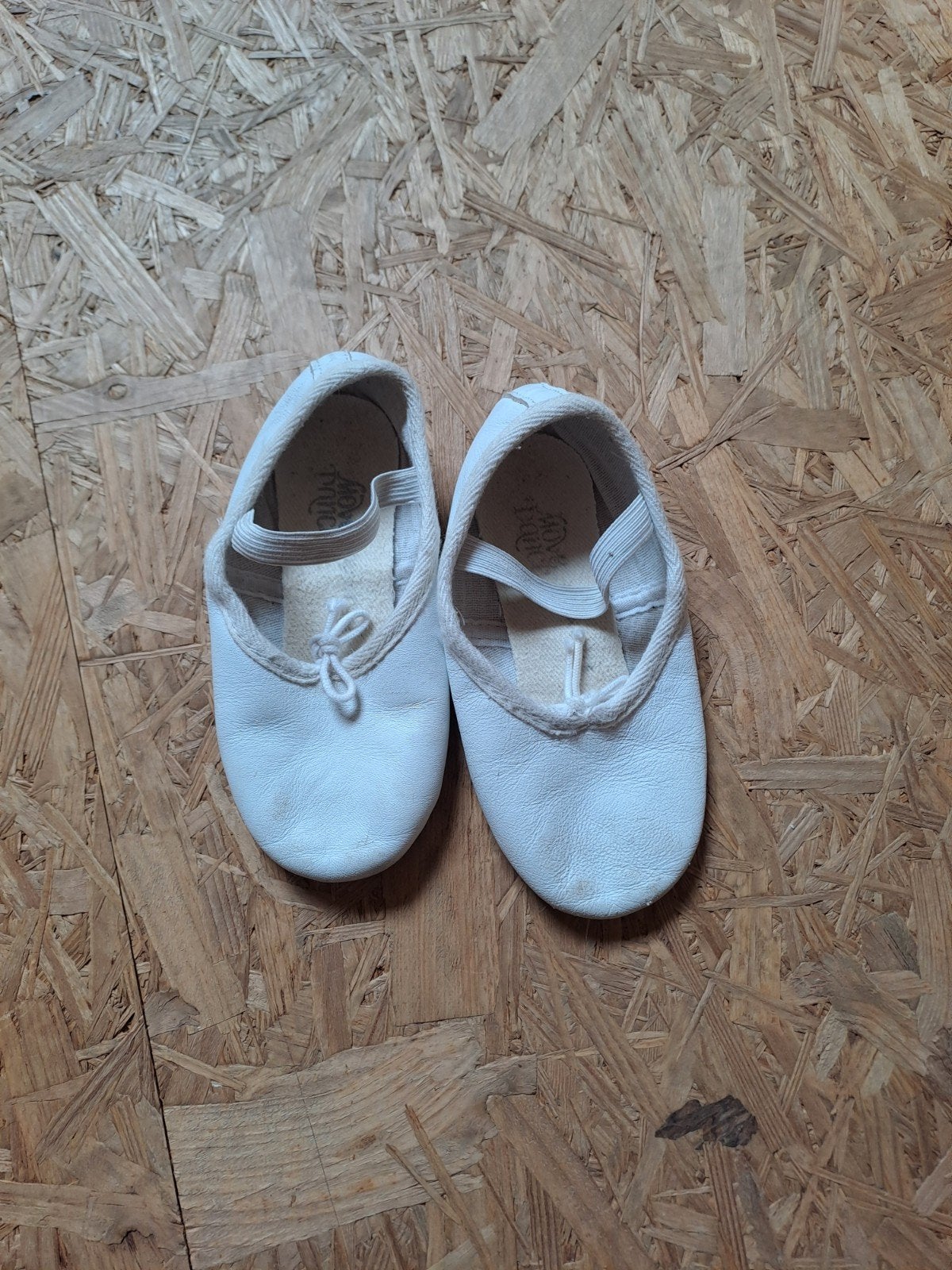 Chaussons de danse demi-pointe blanc taille 28, Enlèvement, Utilisé, Chaussures de sport, Fille