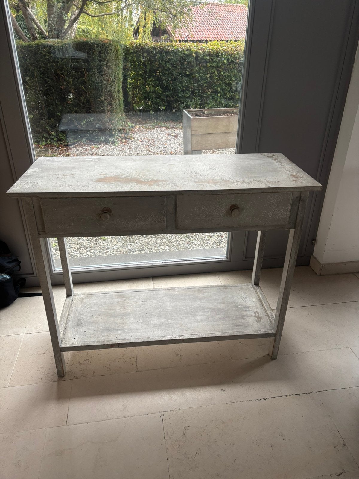 Meuble en bois gris, Maison & Meubles, Enlèvement, Utilisé