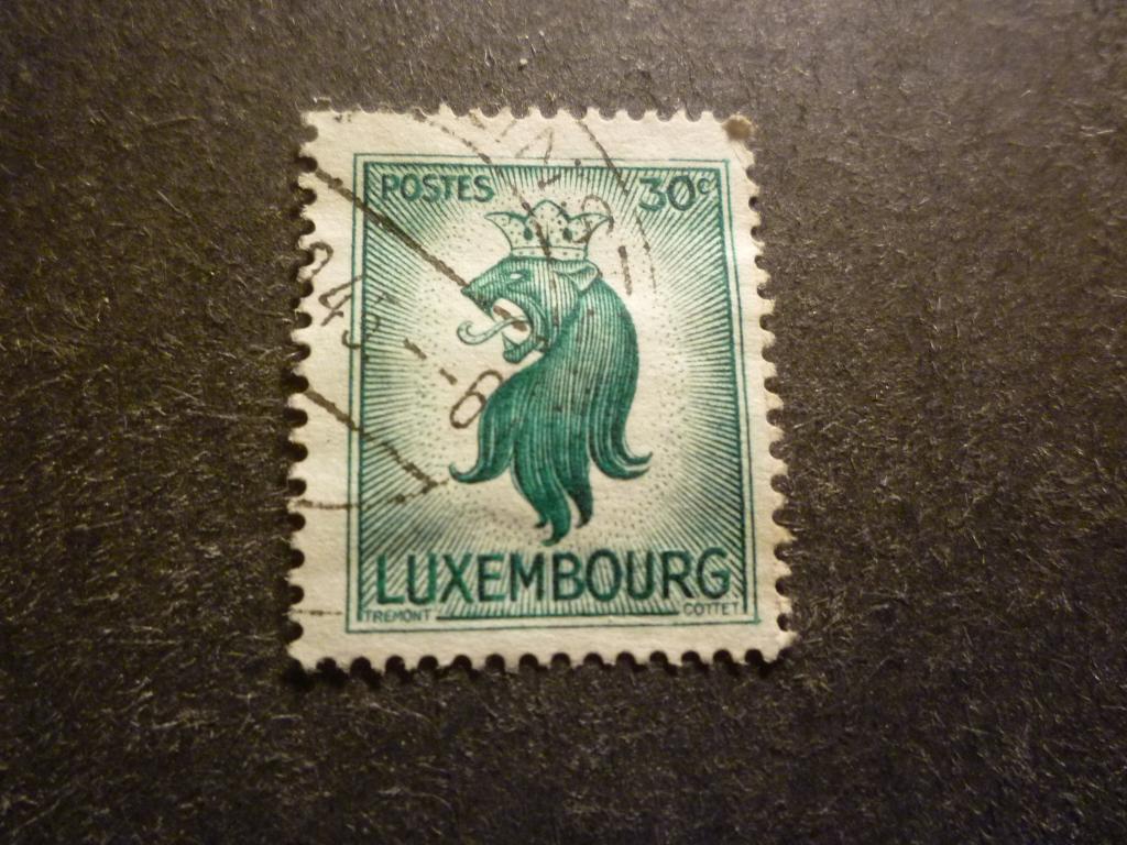 Luxemburg/Luxembourg 1945 Mi 389(o) Gestempeld/Oblitéré, Postzegels en Munten, Postzegels | Europa | Overig, Verzenden, Luxemburg