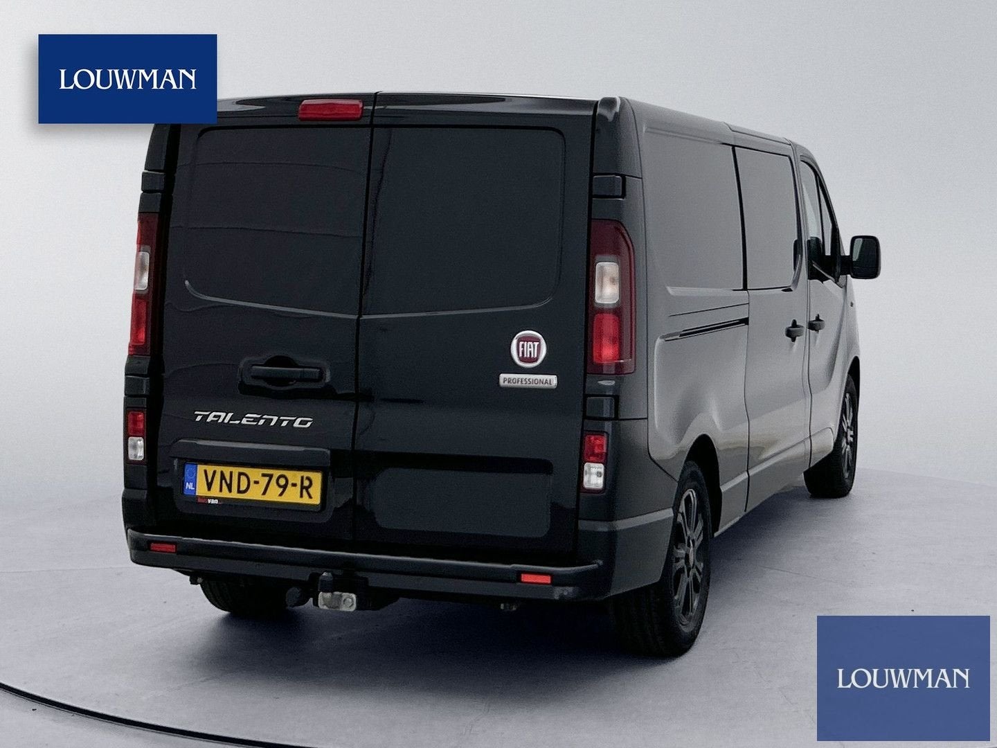 Fiat Talento 2.0 MultiJet L2H1 Business Pro DC 145pk Trekhaa, Auto's, Zwart, Bedrijf, Parkeersensor, Onderhoudsboekje