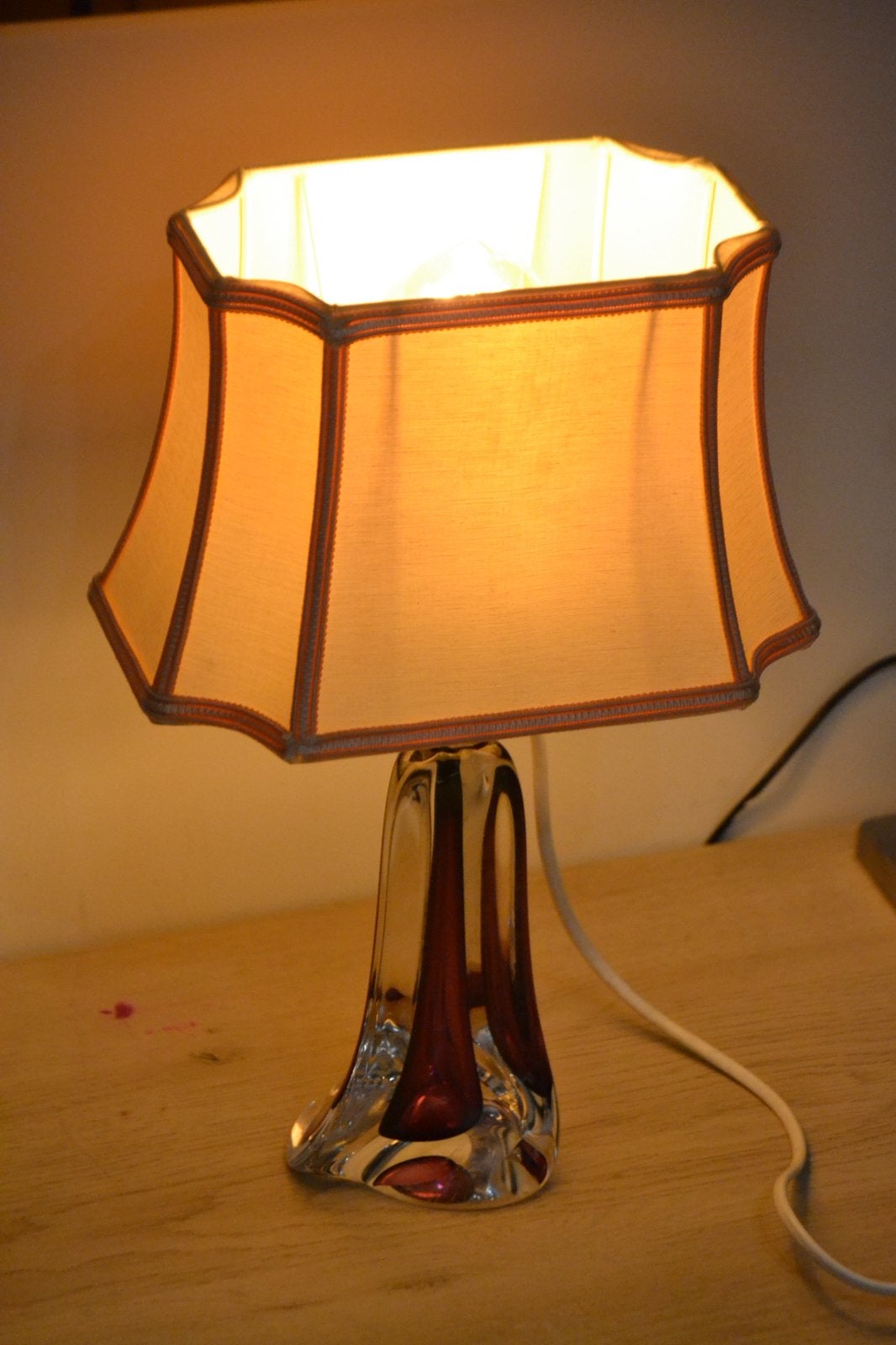 Lampe Val Saint Lambert, Maison & Meubles, Enlèvement ou Envoi, Comme neuf