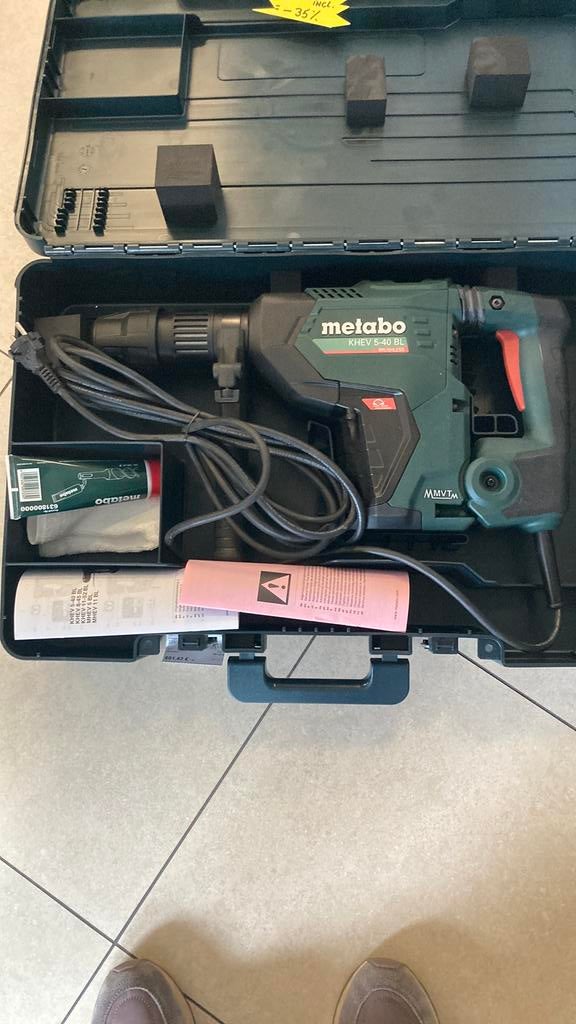 Metabo KHEV 5-40 BL combihamer, Doe-het-zelf en Bouw, Ophalen, Nieuw, 600 watt of meer, Boor- en/of Breekhamer