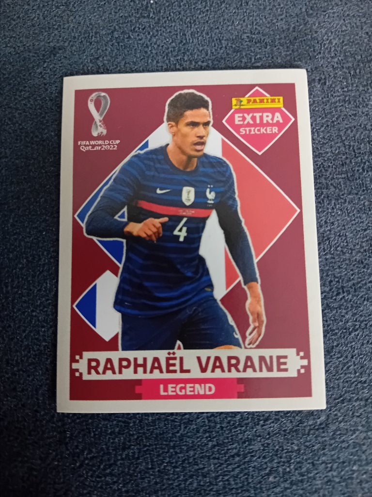 panini sticker WK 2022 Varane, Enlèvement ou Envoi, Neuf, Autocollant